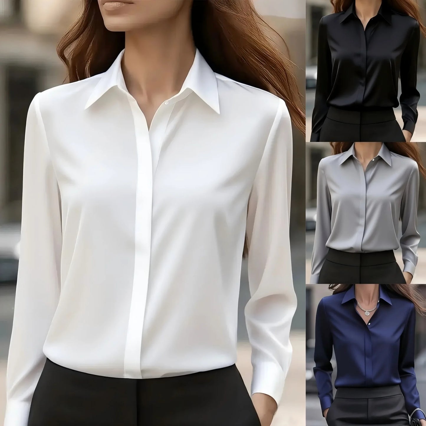 Comfortable professional blouse for office use