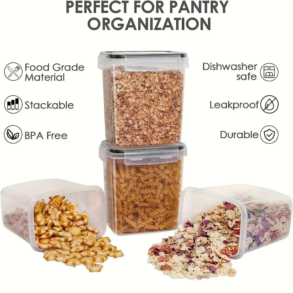 BPA-free sealed container for dry food storage