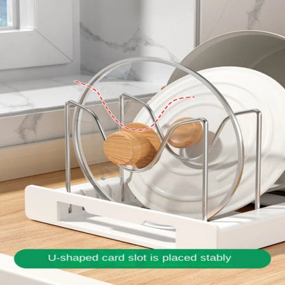 Space-saving kitchen utensil holder and pot rack