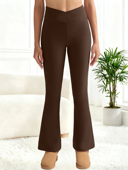 Women’s high-waist fleece leggings, winter warm
