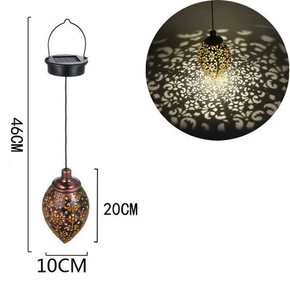 Outdoor water-drop solar projection light—waterproof and decorative
