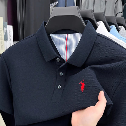 Men’s 100% cotton short sleeve polo shirt