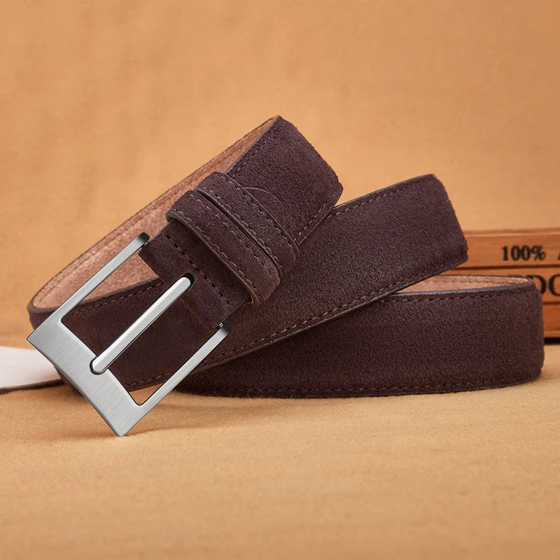 Premium Cow Leather Belt – Stylish Everyday Jeans Belt