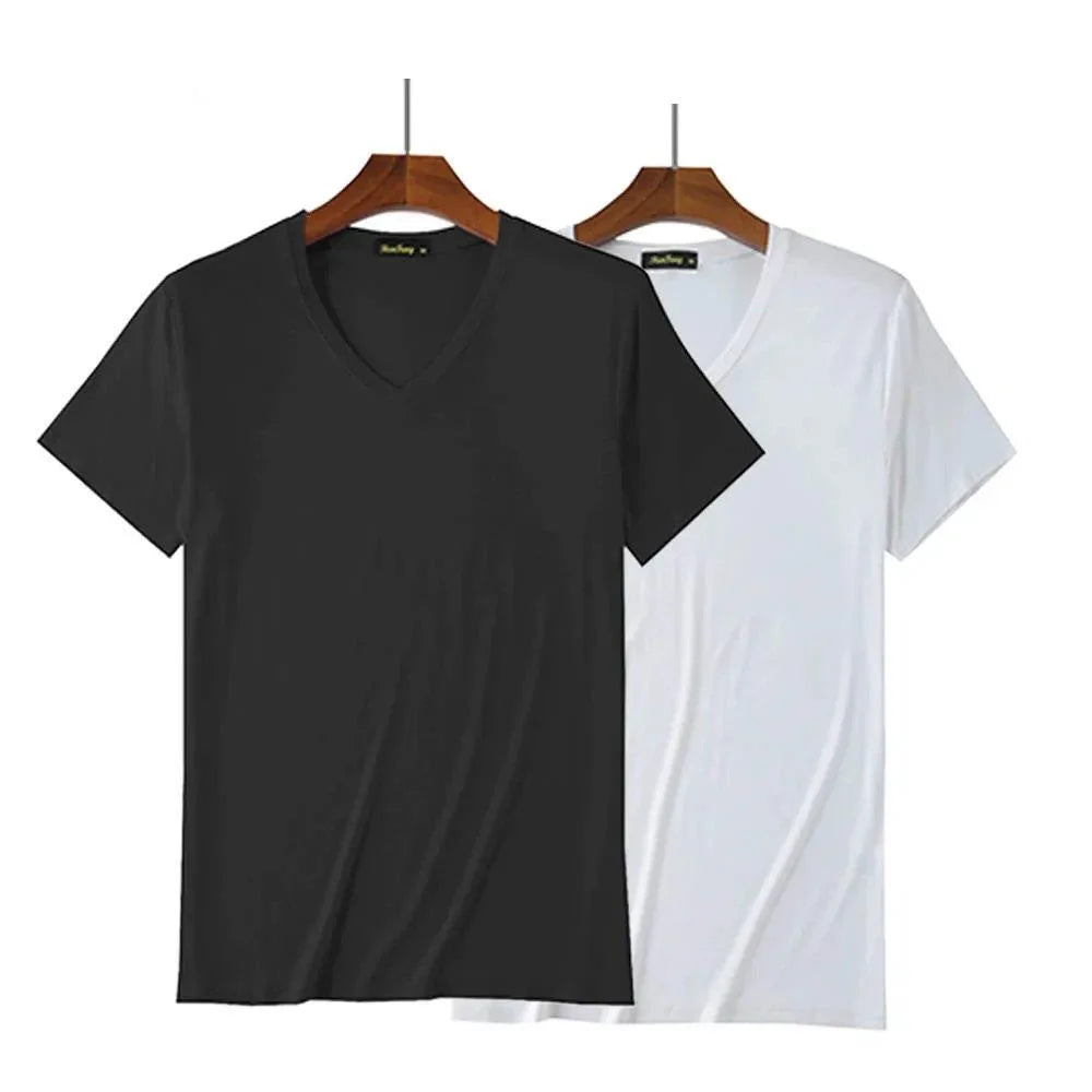 Sweat-absorbent classic round-neck gym undershirts