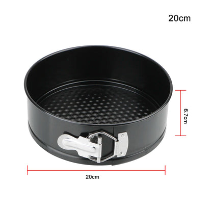 Removable-bottom round cake pan—non-stick carbon steel bakeware