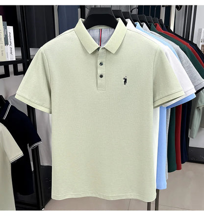 Men’s 100% cotton short sleeve polo shirt