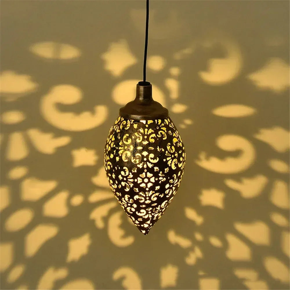Outdoor water-drop solar projection light—waterproof and decorative