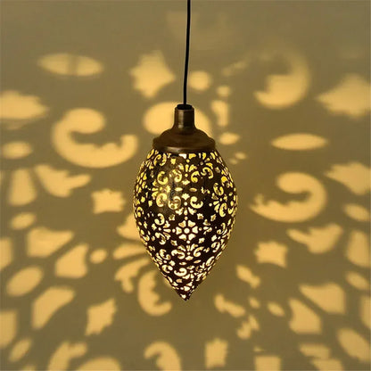 Outdoor water-drop solar projection light—waterproof and decorative