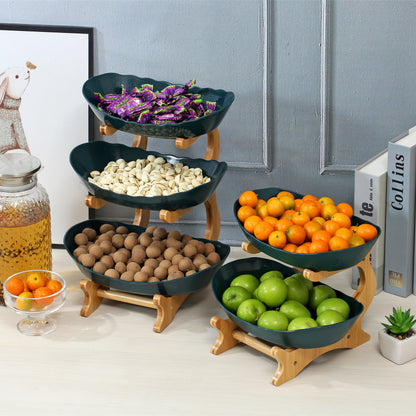Modern plastic dessert stand for fruits, candy, and treats