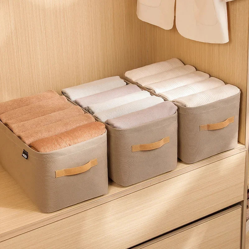Durable wardrobe storage solution for sweaters, pants, and more