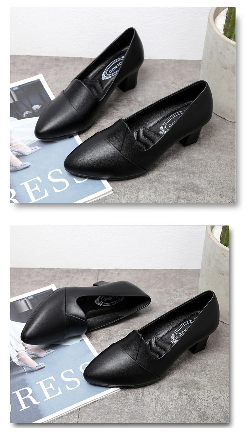 Classic Office Heels – Comfortable Spring/Autumn Footwear