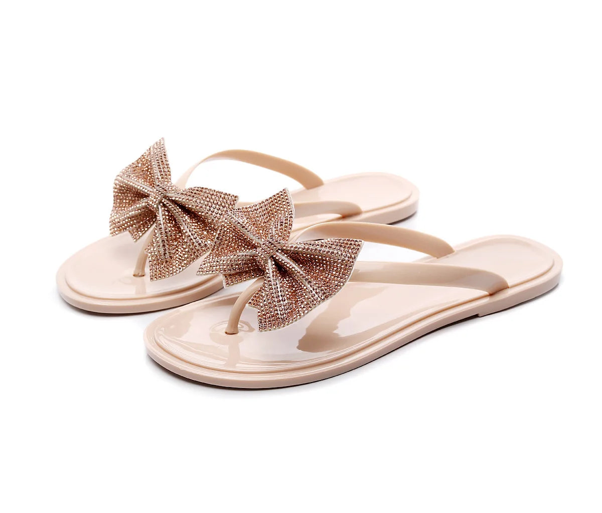 Women’s Sweet Beach Slippers – Anti-Slip Pull-On Flats