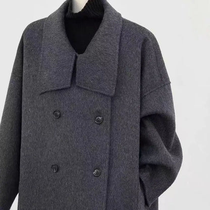 Women’s double-sided cashmere coat