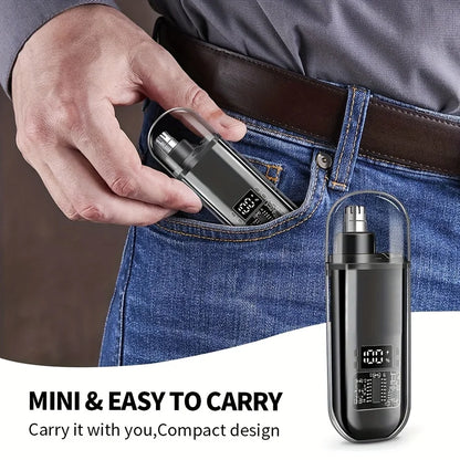 Portable mini electric hair clipper for men