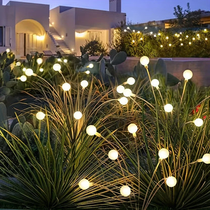 Waterproof solar garden lights for patios, yards, and pathways