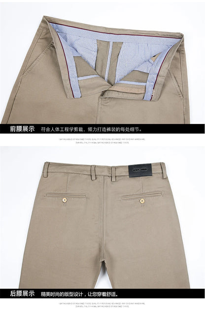 Luxury business casual suit pants, regular fit
