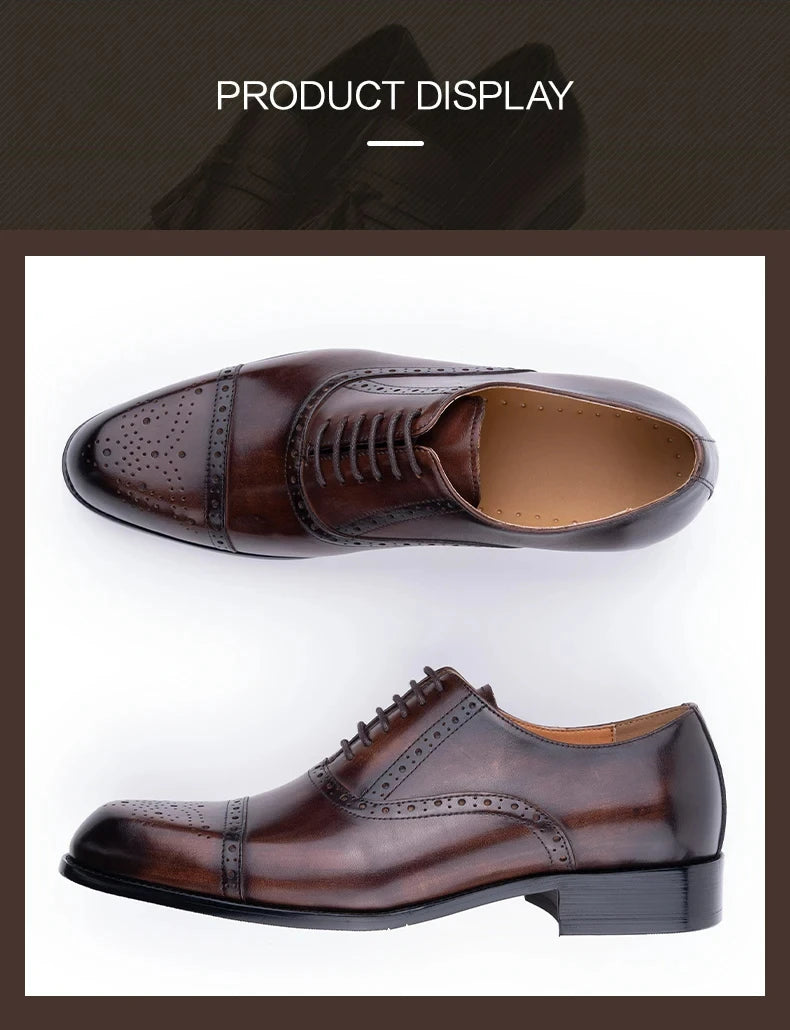 Handmade formal shoes for office, wedding, and parties