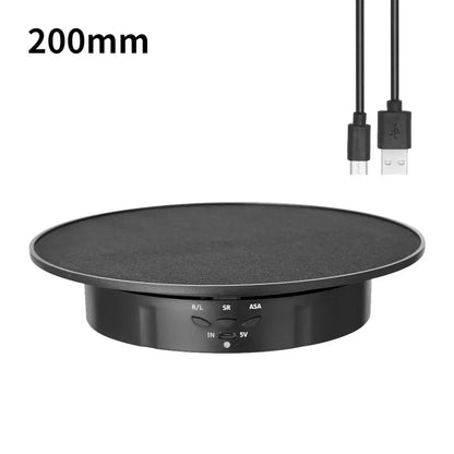 Remote-controlled rotating display for jewelry, collectibles, or video shoots