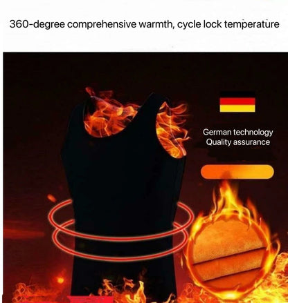 Comfortable shaping male vest for cold weather