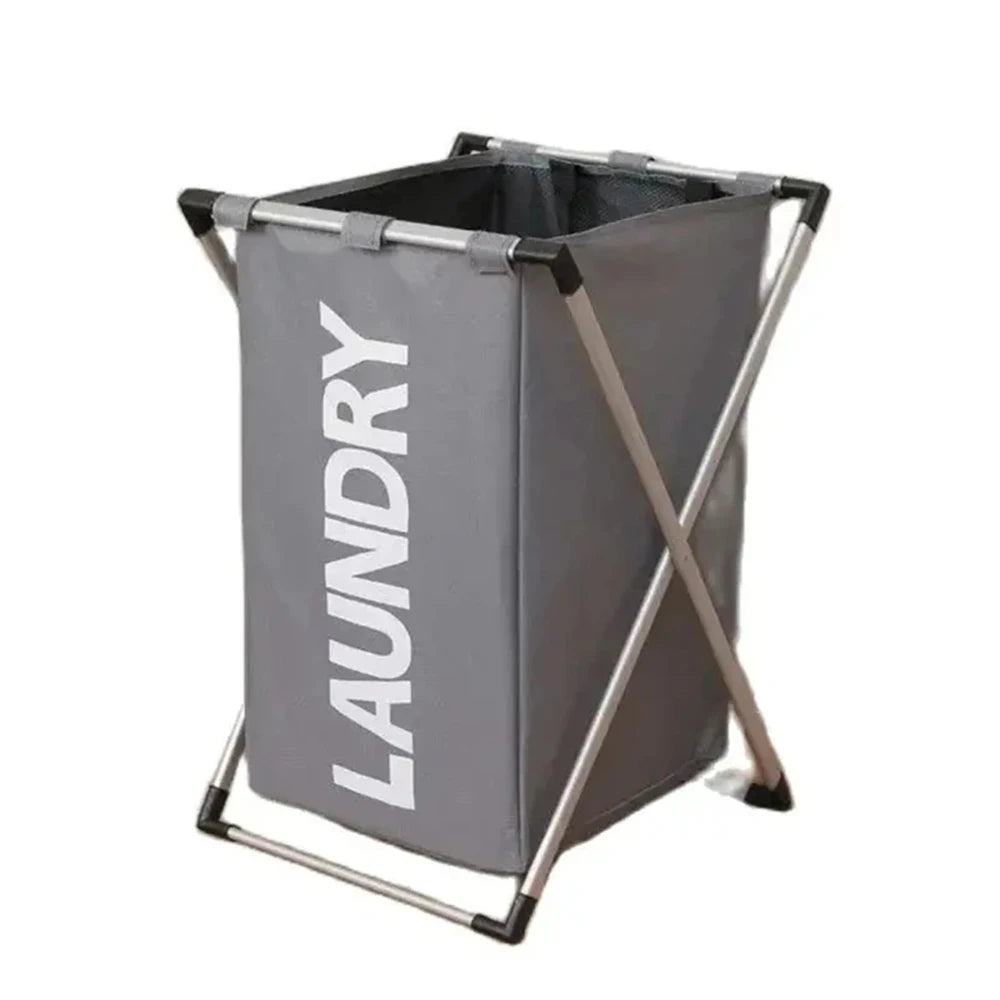 Multi-grid laundry hamper for neat and easy clothes sorting