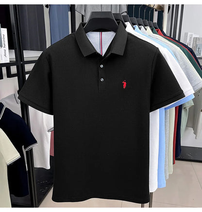 Men’s 100% cotton short sleeve polo shirt