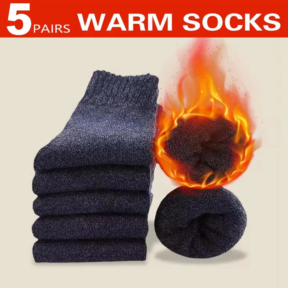 Cozy antifreeze cashmere casual socks