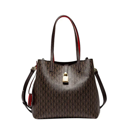 CH Leather Crossbody Bag – Large Capacity Daily Tote