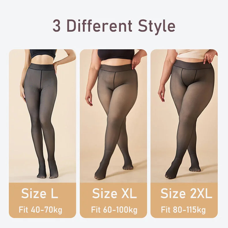 Fleece Thermal Leggings – High Waist, Cozy & Stretch