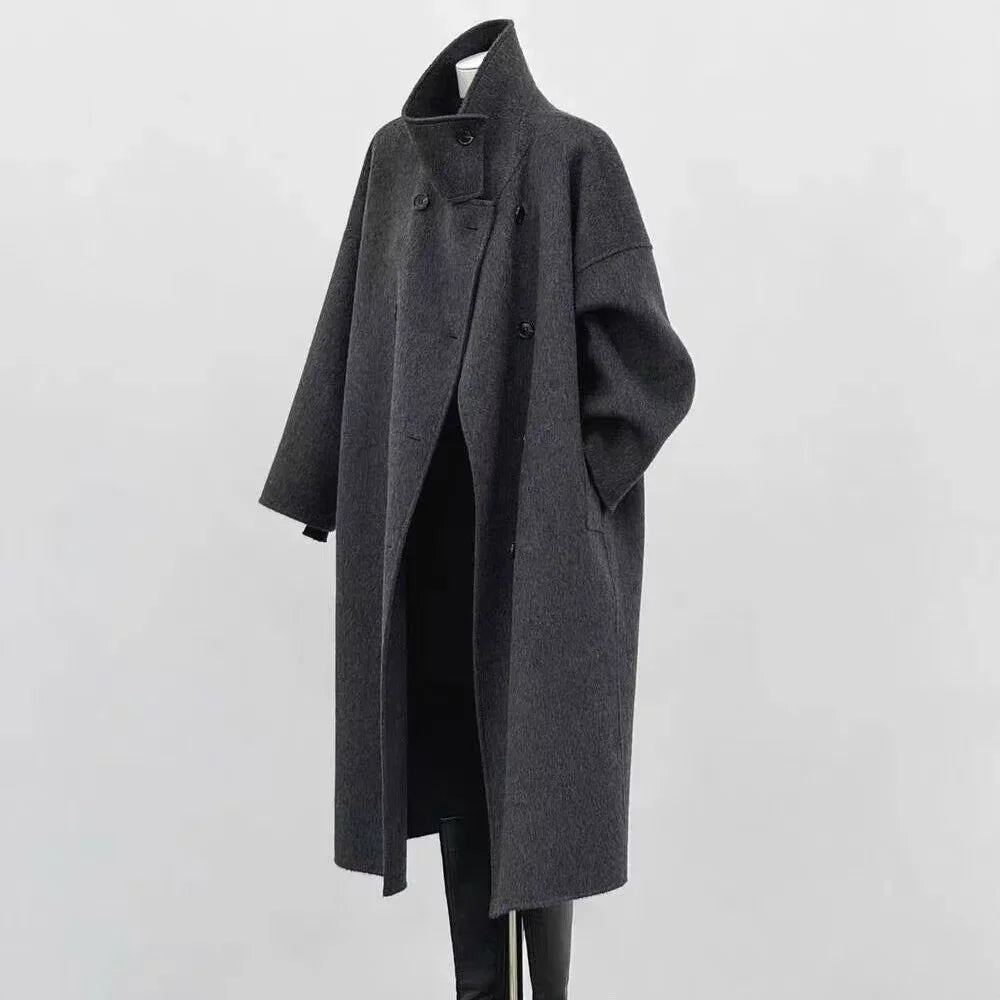 Women’s double-sided cashmere coat