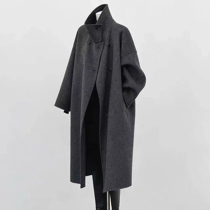 Women’s double-sided cashmere coat