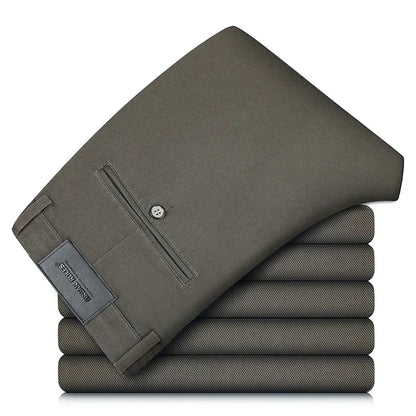 Luxury business casual suit pants, regular fit