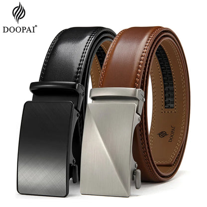 Premium designer-style leather belt for men