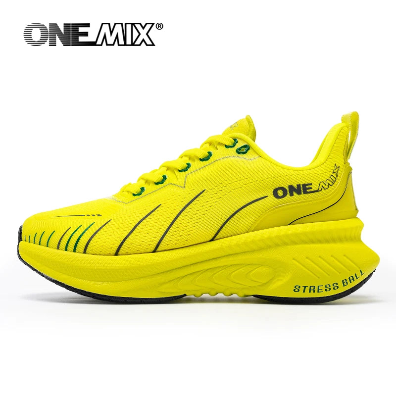 ONEMIX Cushion Running Shoes – Men & Women, Heavy Runner Friendly