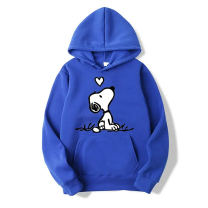 Unisex Snoopy cartoon hoodie for spring/autumn