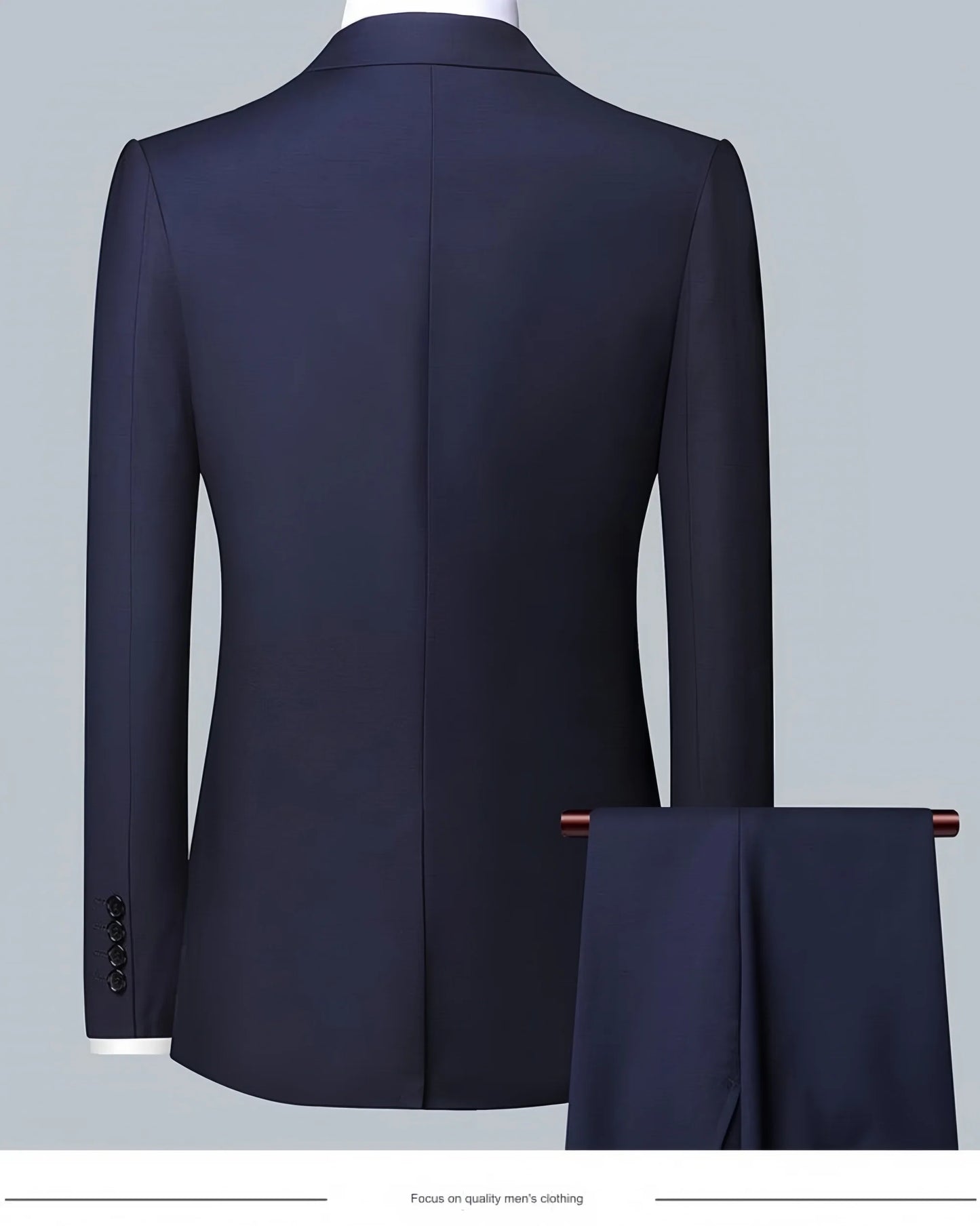 Elegant groomsmen suit jacket, vest & pants