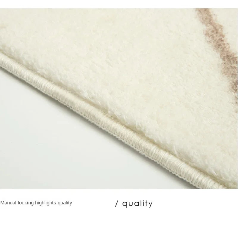 Plush, fluffy area rug—luxurious and soft for your living room, bedroom, or lounge