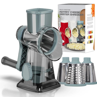 Multi-purpose cheese and vegetable grater for quick kitchen prep