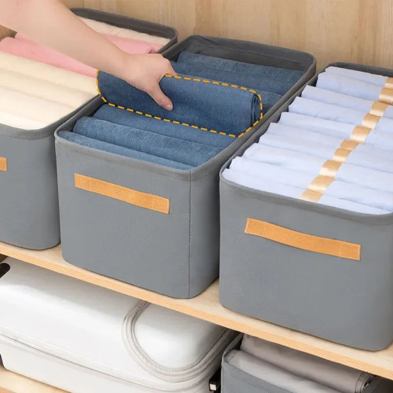 Durable wardrobe storage solution for sweaters, pants, and more
