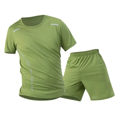 Men’s 2-piece summer sports suit, quick-dry
