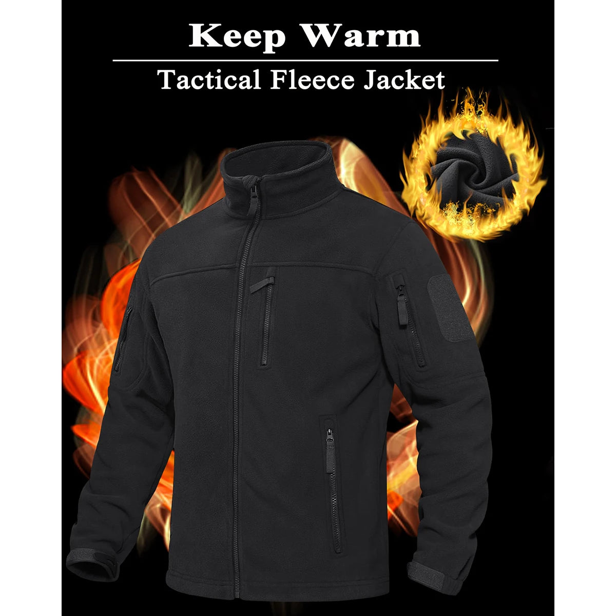 Men’s cotton-padded winter vest with stand collar