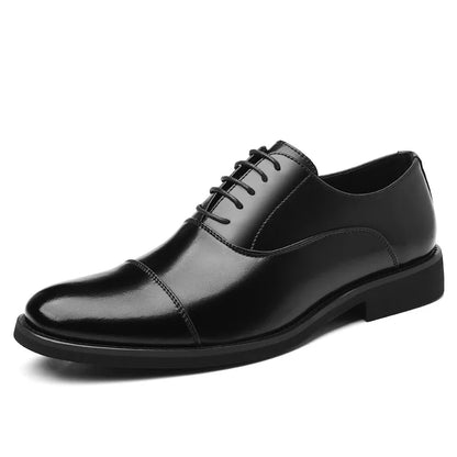 Solid color casual and business dress shoes