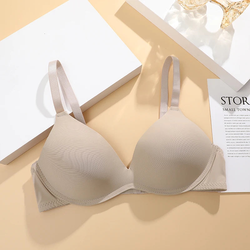 Women’s Seamless Push-Up Bra – No Wire, Breathable Design
