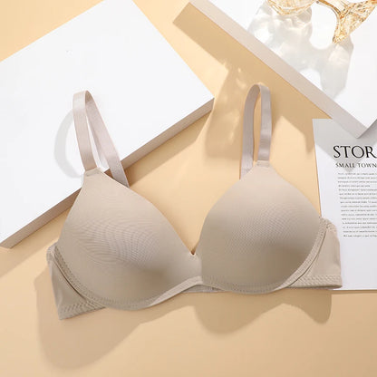 Women’s Seamless Push-Up Bra – No Wire, Breathable Design