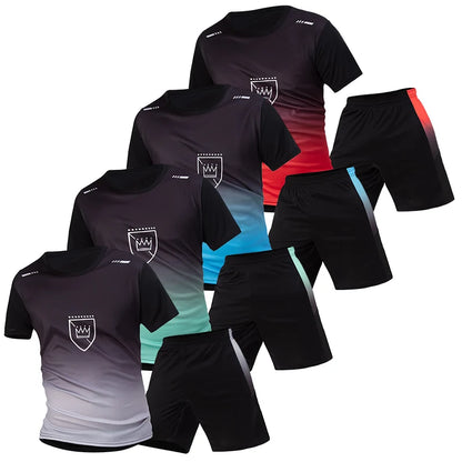Men’s 2-piece summer sports suit, quick-dry