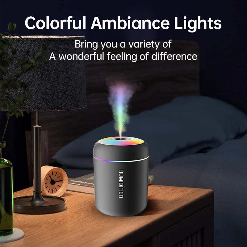 180ML Mini Air Humidifier USB Electric Aroma Diffuser Essential Oil Purifier