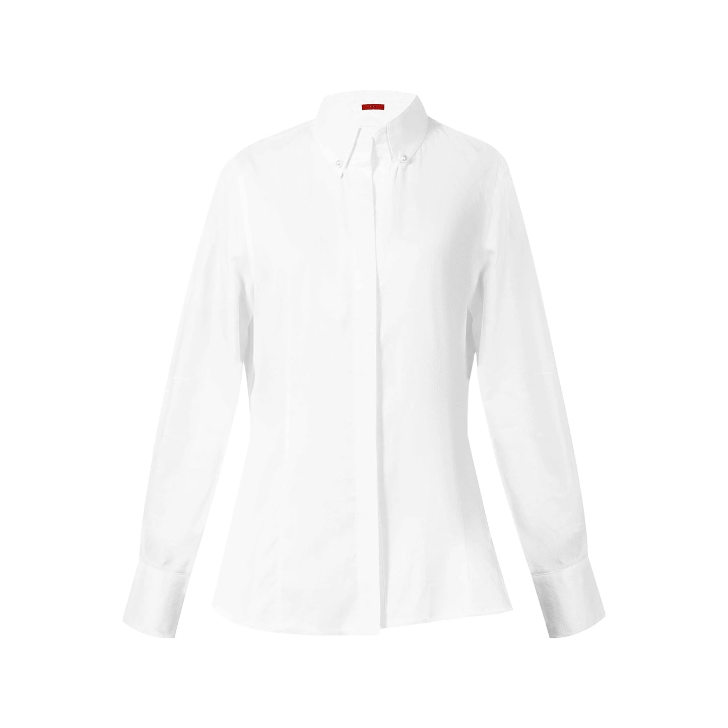 Stylish white shirt for professional women
