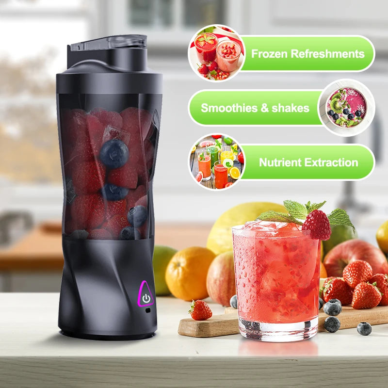 Outdoor-friendly blender cup—compact and multifunctional