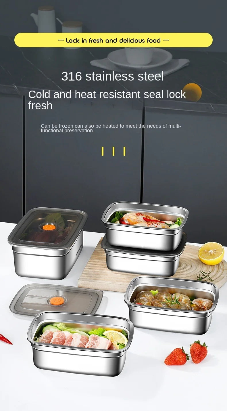 316 stainless steel leak-proof bento lunch box