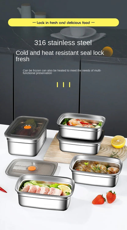 316 stainless steel leak-proof bento lunch box