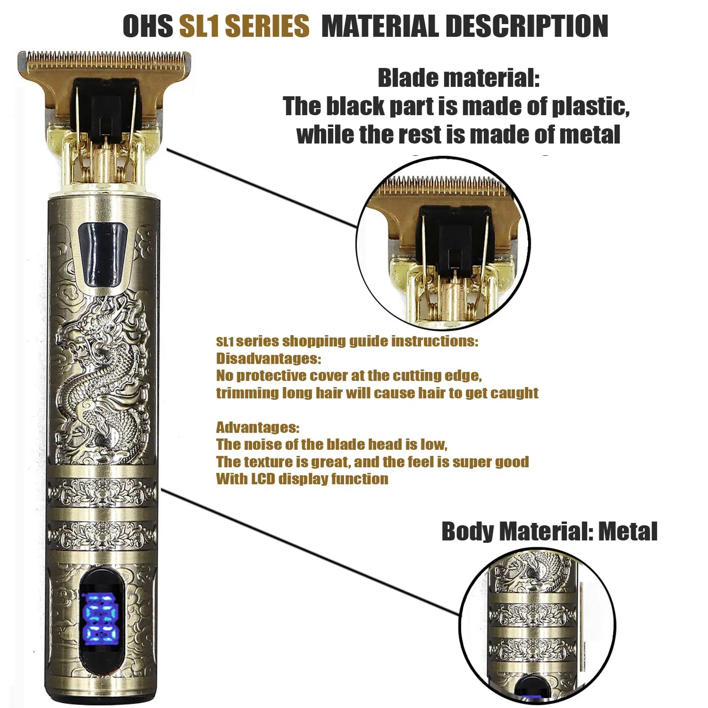 T9 Cordless Electric Hair Trimmer